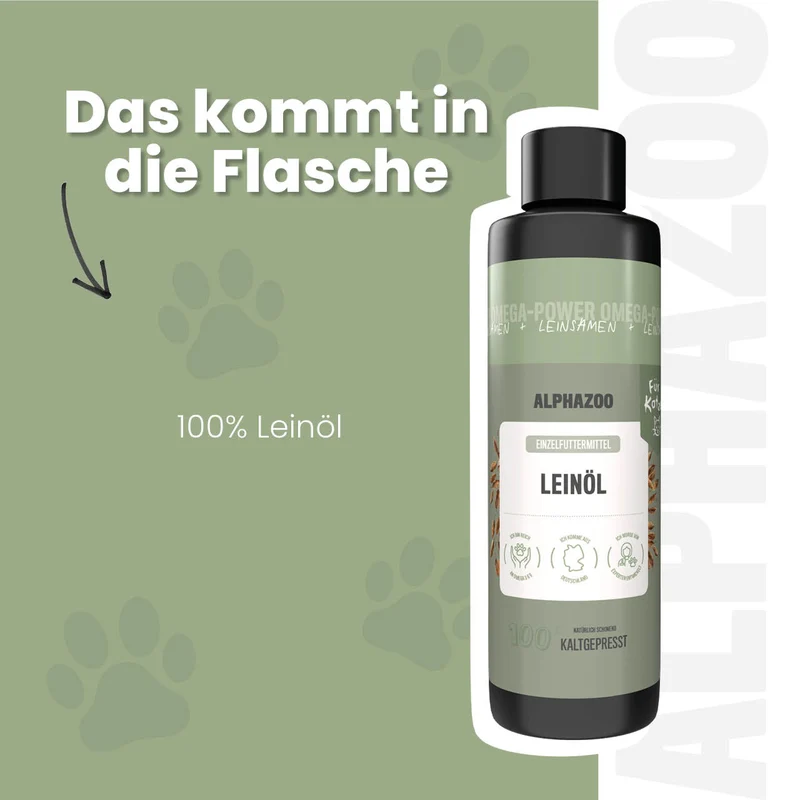 Aceite de lino para gatos
