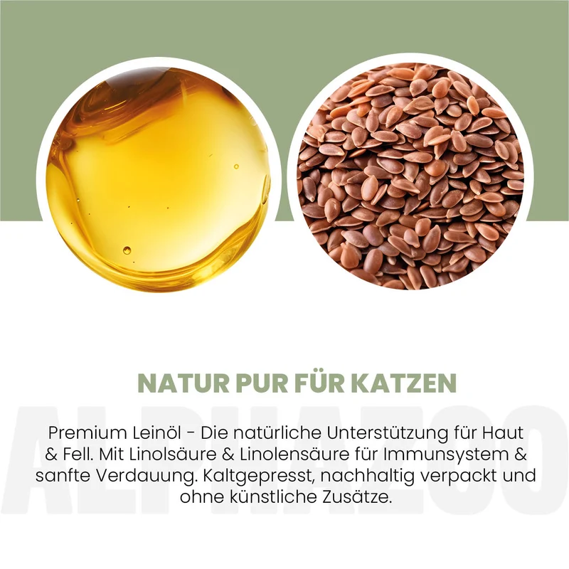 Aceite de lino para gatos