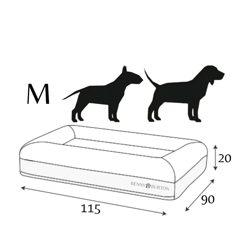 Hundebett Barklay Grande M con Bouclébezug