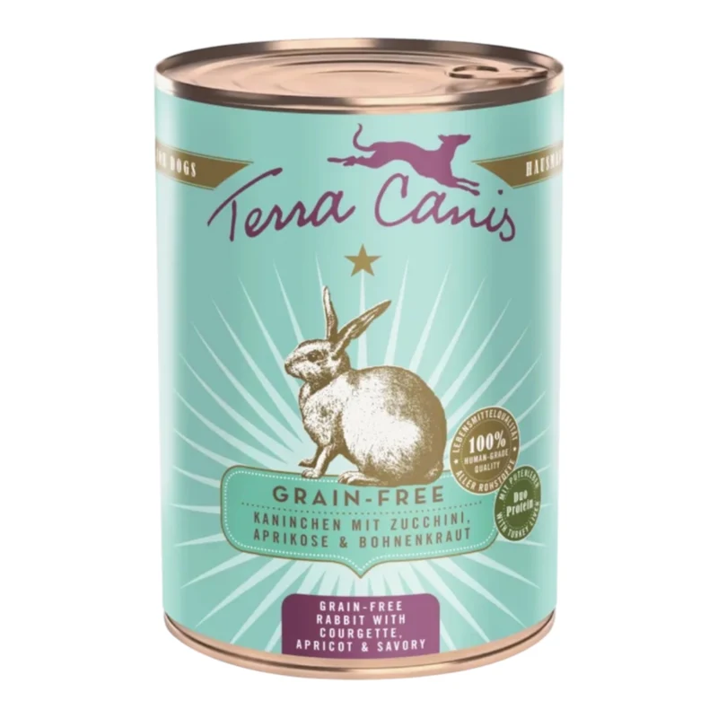 Terra Canis Conejo Calabacín y Albaricoque 400g — Comida Húmeda Grain Free Perro