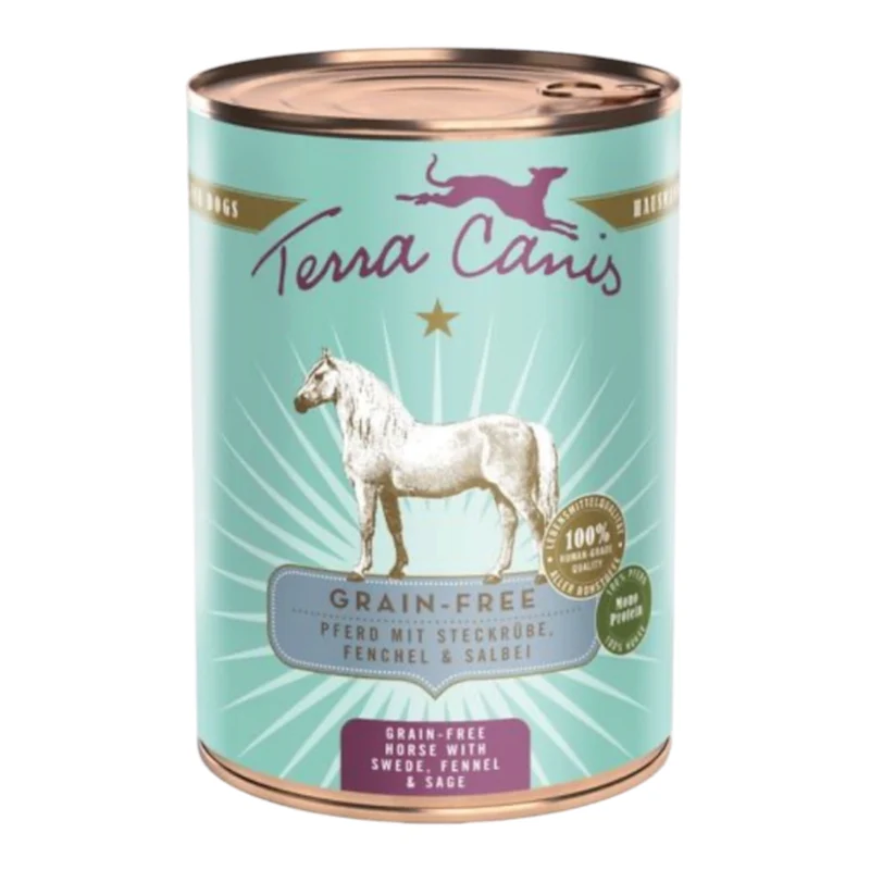 Terra Canis Caballo Colinabo Hinojo y Salvia 400g — Comida Húmeda Grain Free Perro