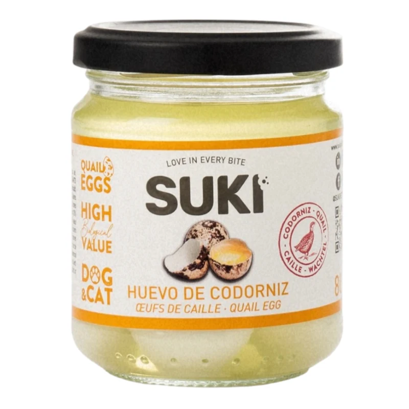 Suki Huevo de Codorniz para Perro y Gato — 8 Unidades