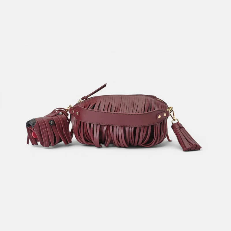 Pack Charm Scott Cabeza y Cola Burgundy