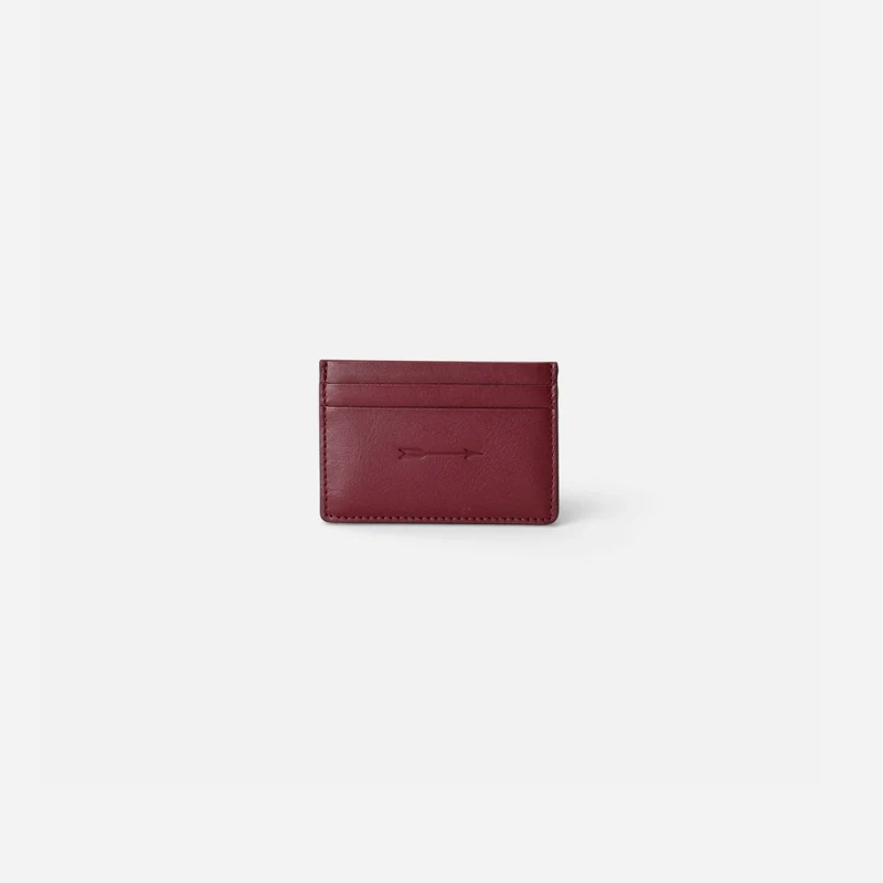 Tarjetero Burgundy