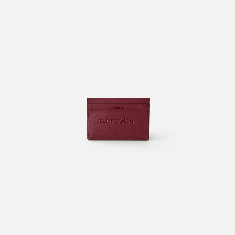 Tarjetero Burgundy