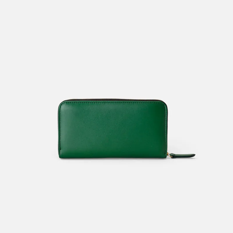 Cartera continental grande Green