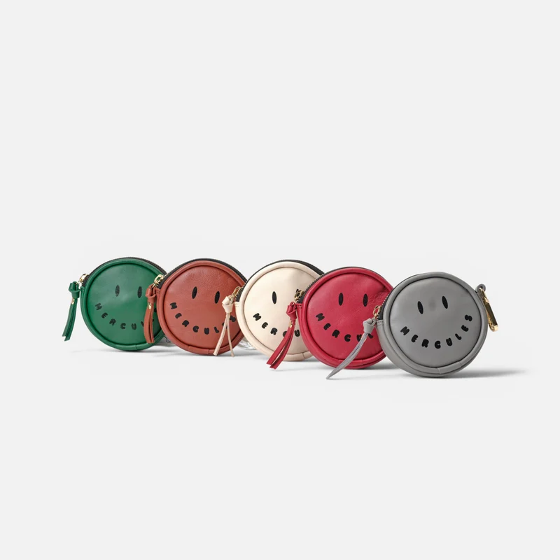 Monedero Smiley Grey