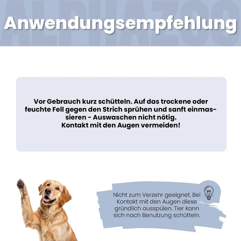 Sensibelchen Fellspray para perros