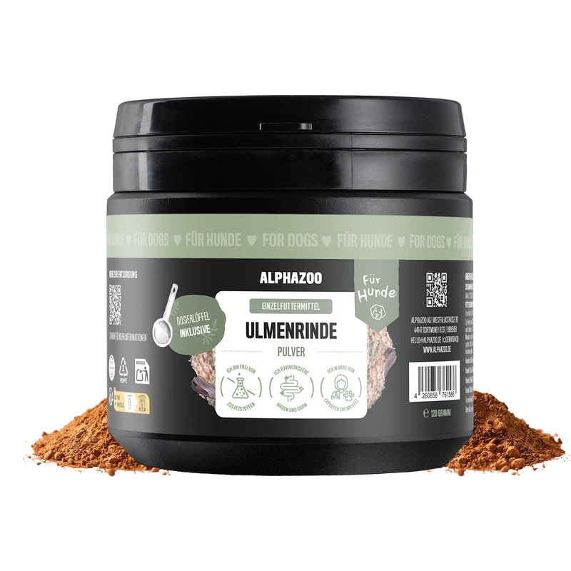 Ulmenrinde Polvo para Perros