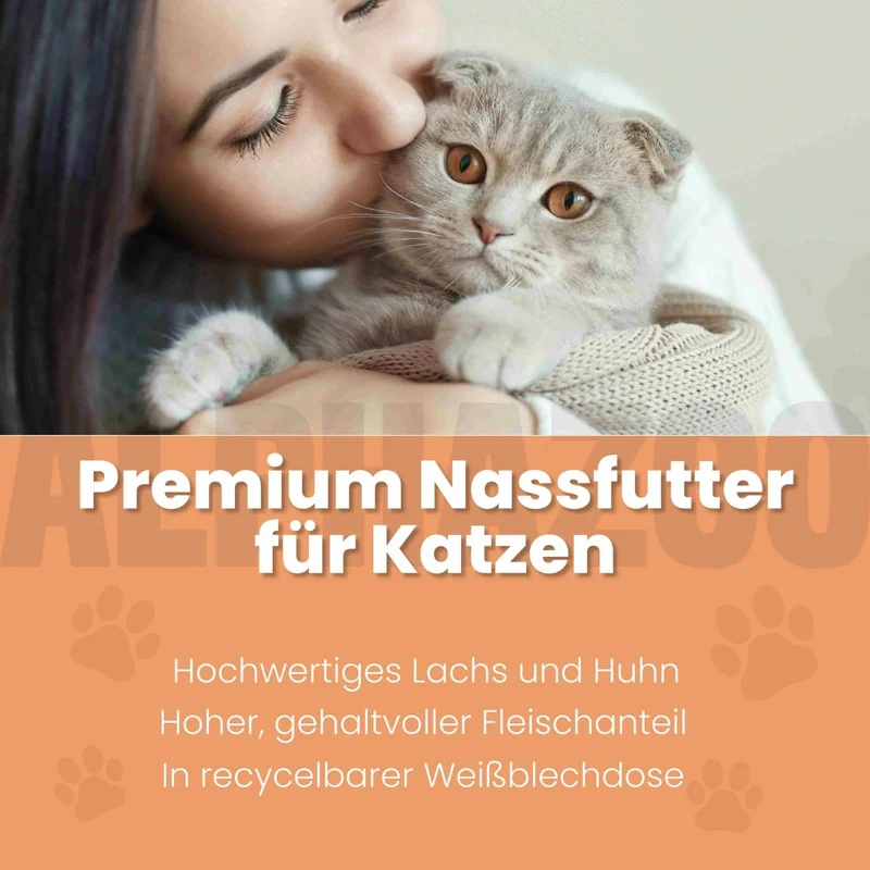 Lachs + Huhn Nassfutter para Katze