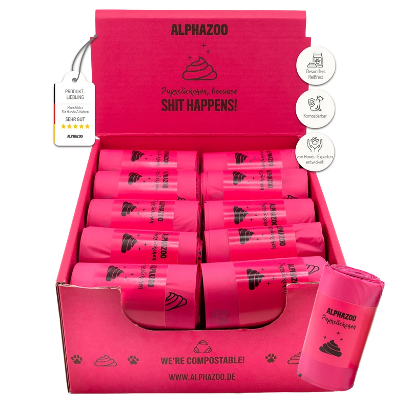 Bolsa para perritos Pupssäckchen rosa
