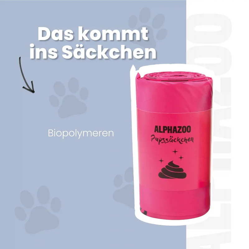 Bolsa para perritos Pupssäckchen rosa