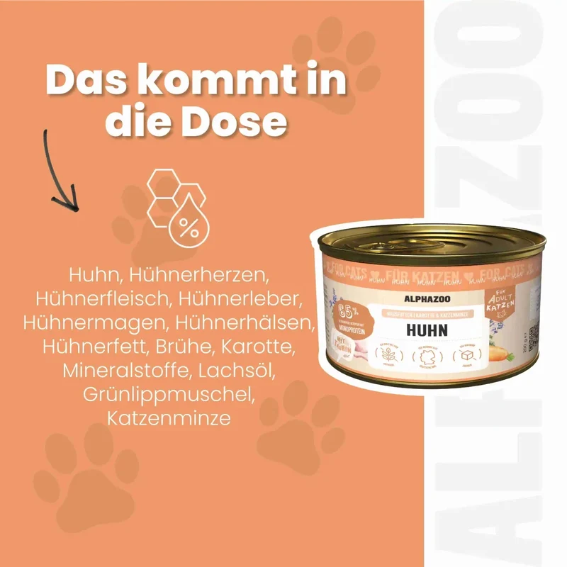 Monoproteína Huhn Nassfutter para Katze