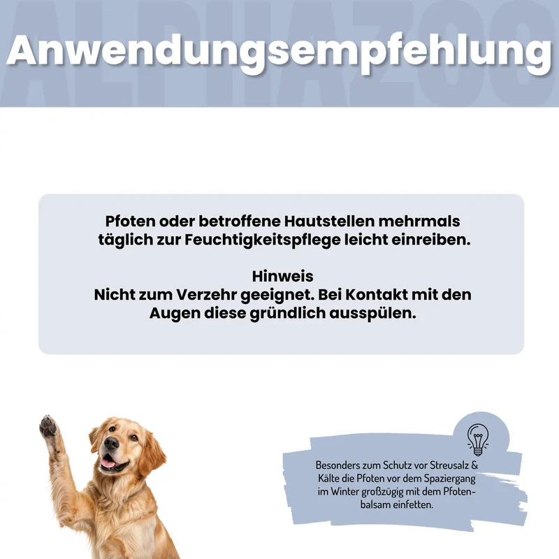 Pawtable Pfotenpflege para perros