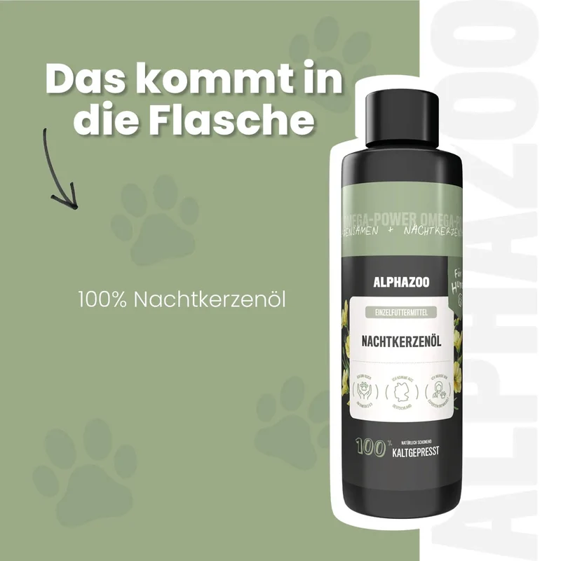Aceite de onagra para perros