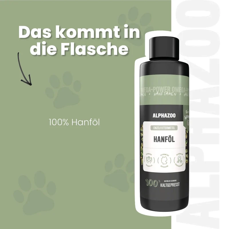 Aceite de cáñamo para perros