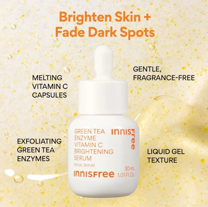 innisfree Green Tea Enzyme Vitamin C Brightening Serum 50ml
