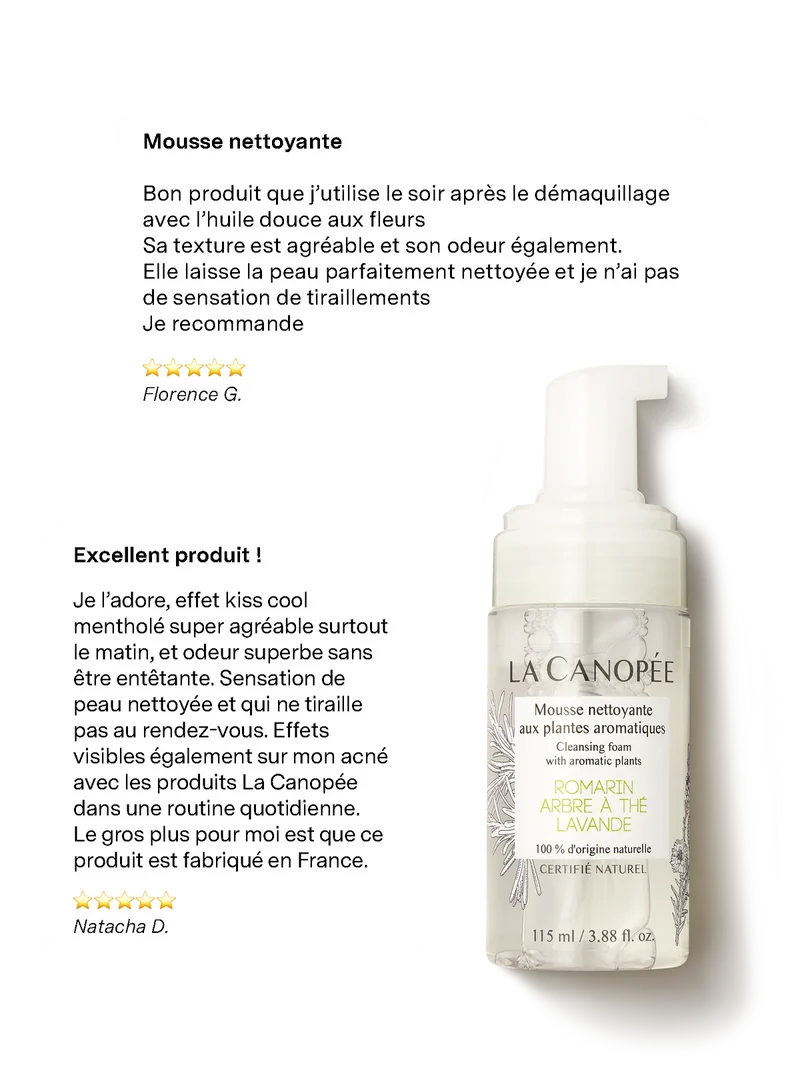 Cleansing Foam With Aromatic Plants 115 ml