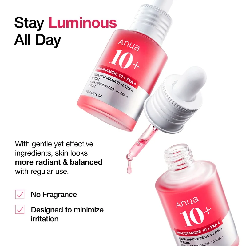 Anua Niacinamide 10% + TXA 4% Dark Spot Correcting Serum 30ml