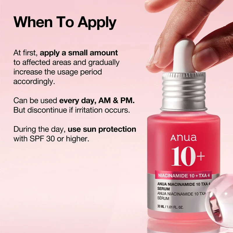 Anua Niacinamide 10% + TXA 4% Dark Spot Correcting Serum 30ml
