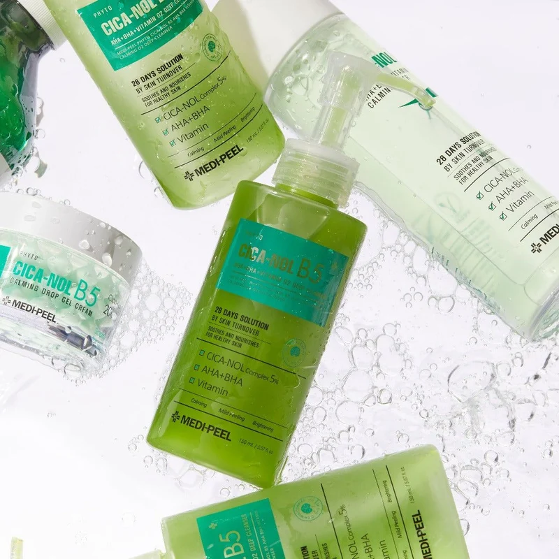 MEDIPEEL PHYTO CICA-NOL B5 AHA BHA Vitamin Calming O2 Deep Cleanser 150ml