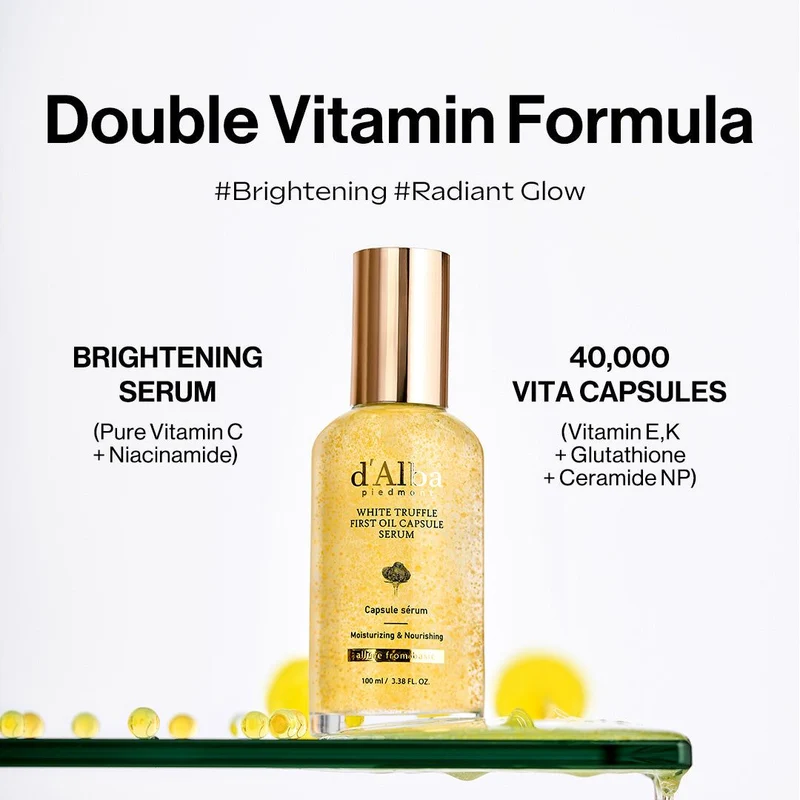 d'Alba White Truffle First Oil Capsule Serum 100ml