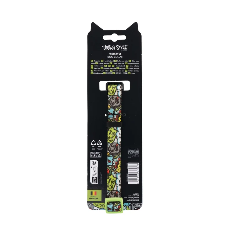 URBAN STYLE FREESTYLE Multicolour Dog collar