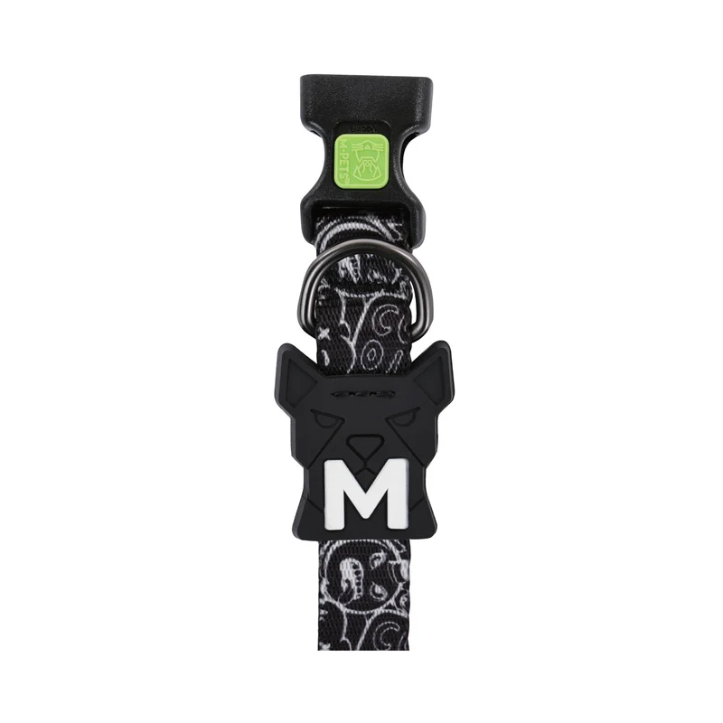 URBAN STYLE FREESTYLE Black & White Dog collar