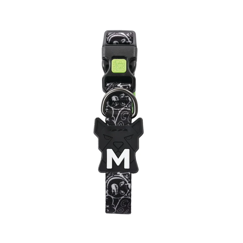 URBAN STYLE FREESTYLE Black & White Dog collar