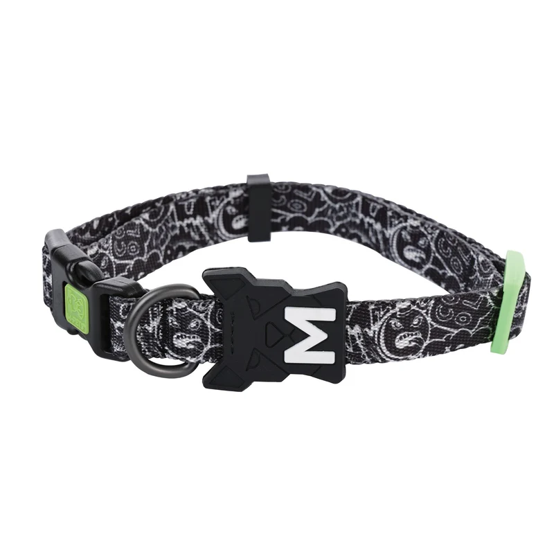 URBAN STYLE FREESTYLE Black & White Dog collar