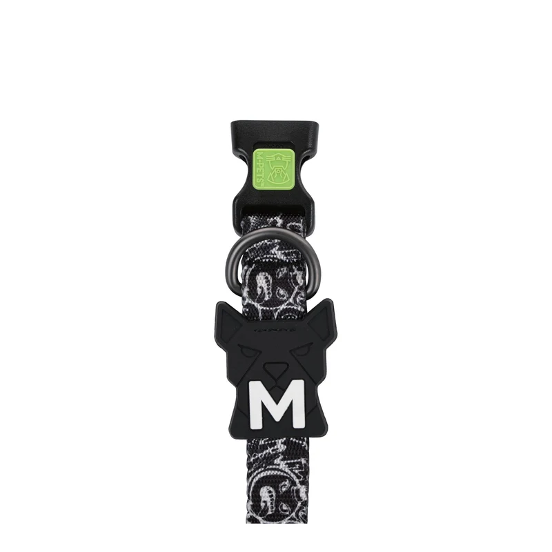 URBAN STYLE FREESTYLE Black & White Dog collar