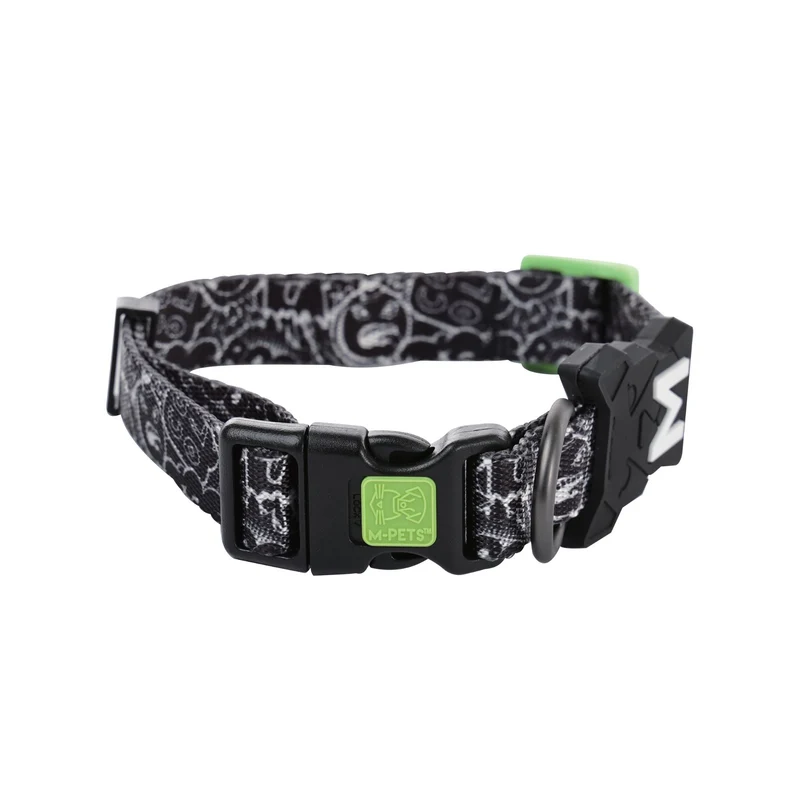 URBAN STYLE FREESTYLE Black & White Dog collar