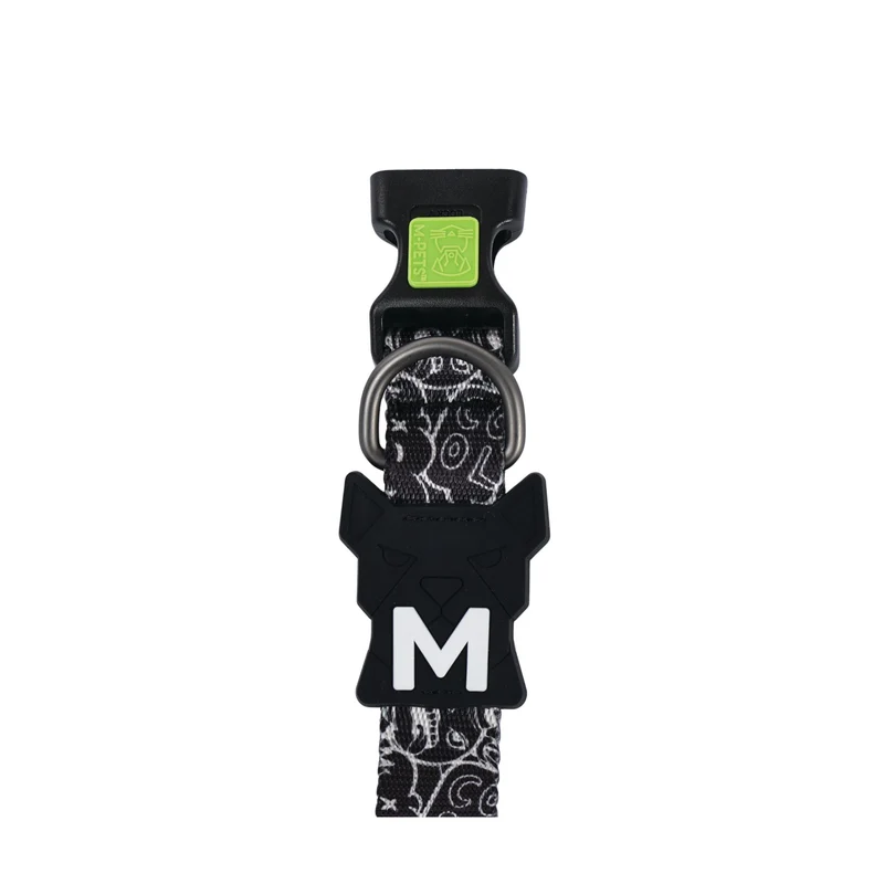 URBAN STYLE FREESTYLE Black & White Dog collar