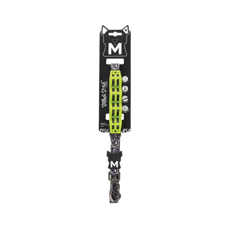 URBAN STYLE FREESTYLE Black & White Shock absorber leash