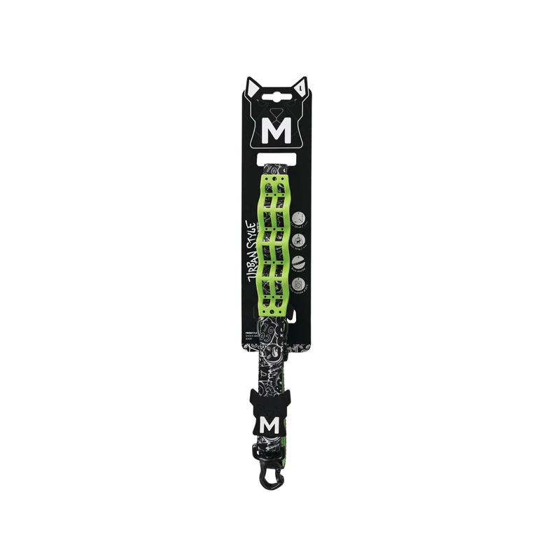 URBAN STYLE FREESTYLE Black & White Shock absorber leash