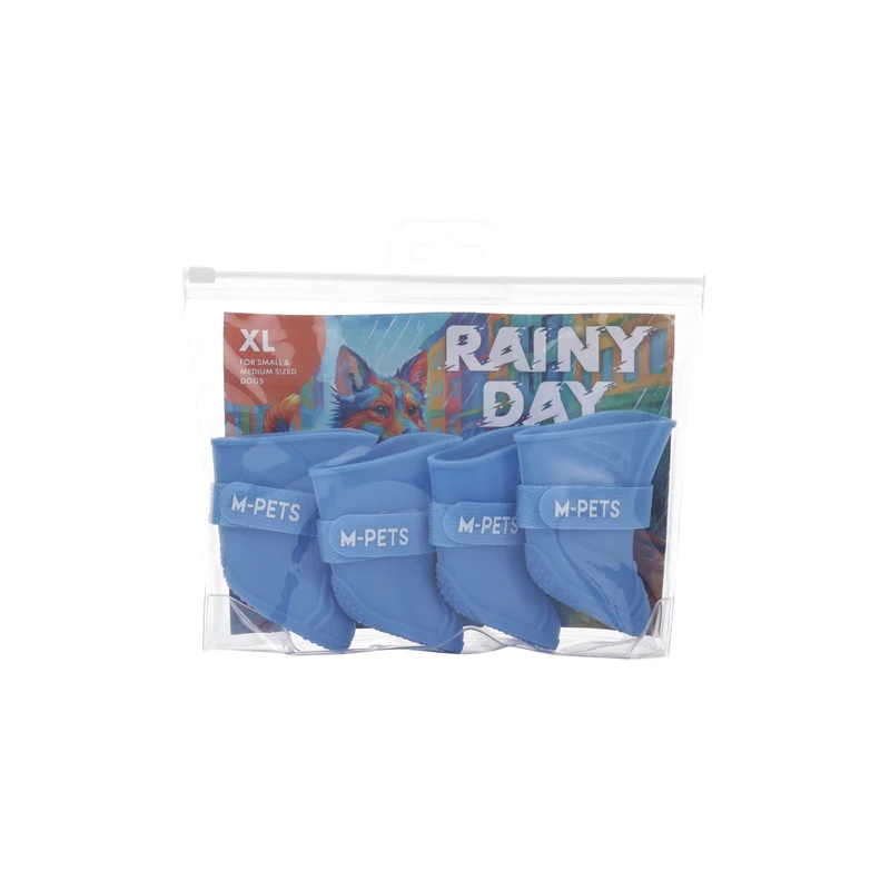 RAINY DAY Dog shoes Blue
