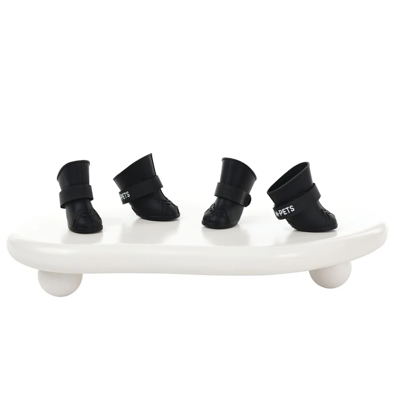 RAINY DAY Dog shoes Black