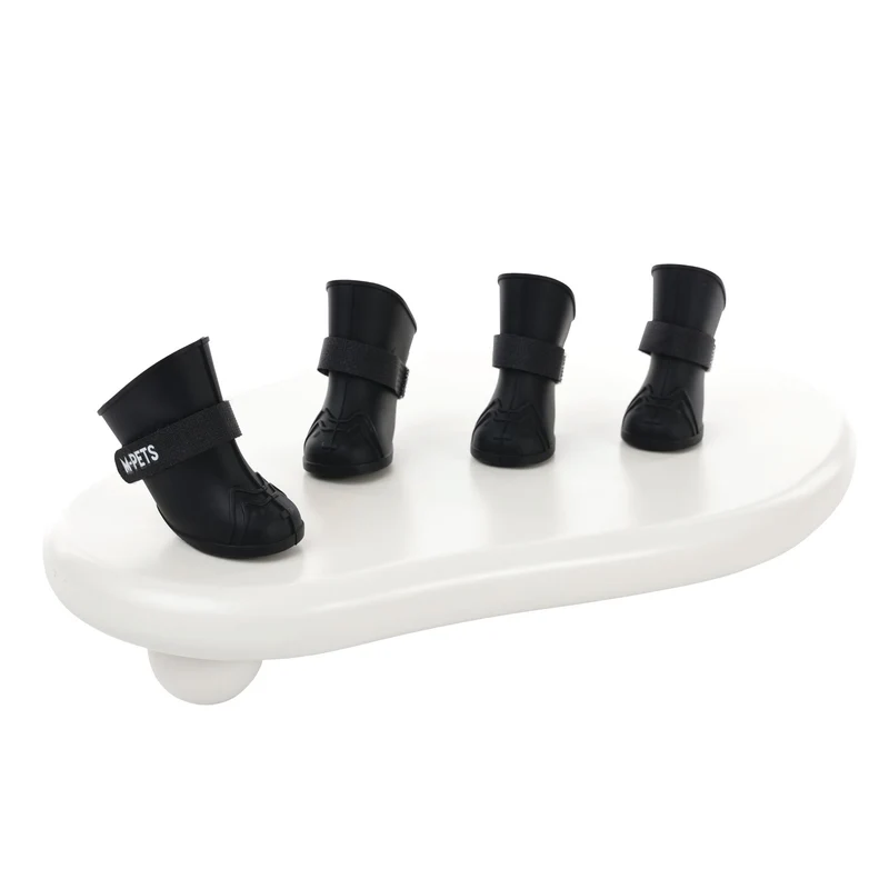 RAINY DAY Dog shoes Black