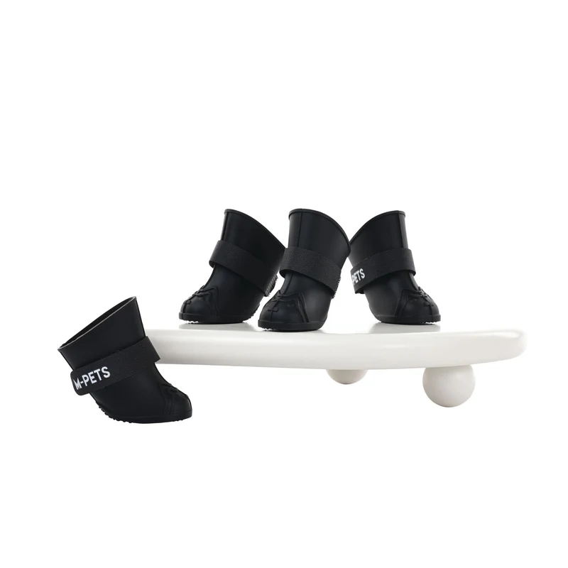RAINY DAY Dog shoes Black