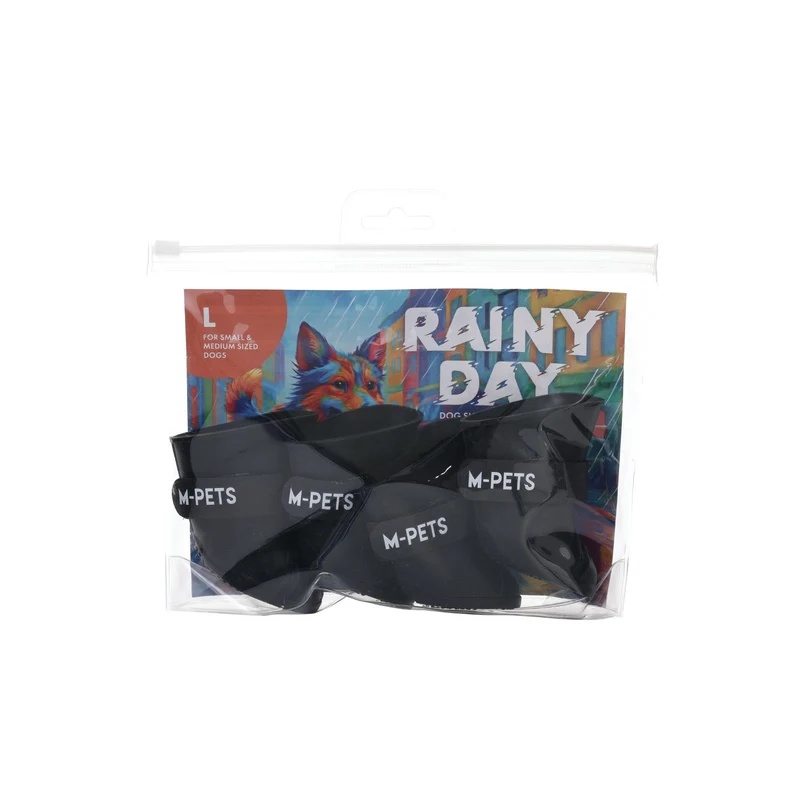 RAINY DAY Dog shoes Black