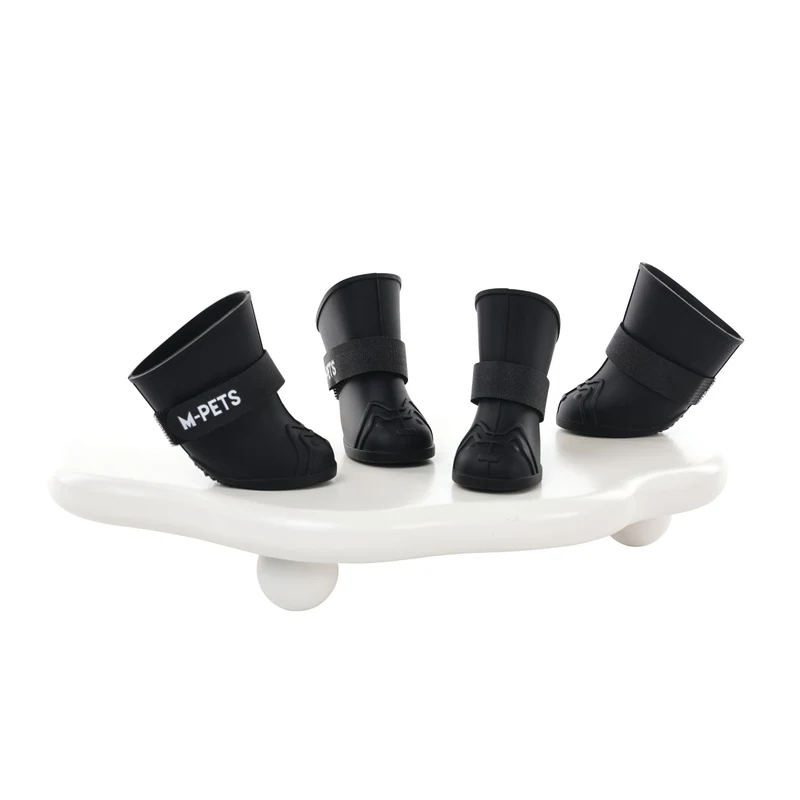 RAINY DAY Dog shoes Black