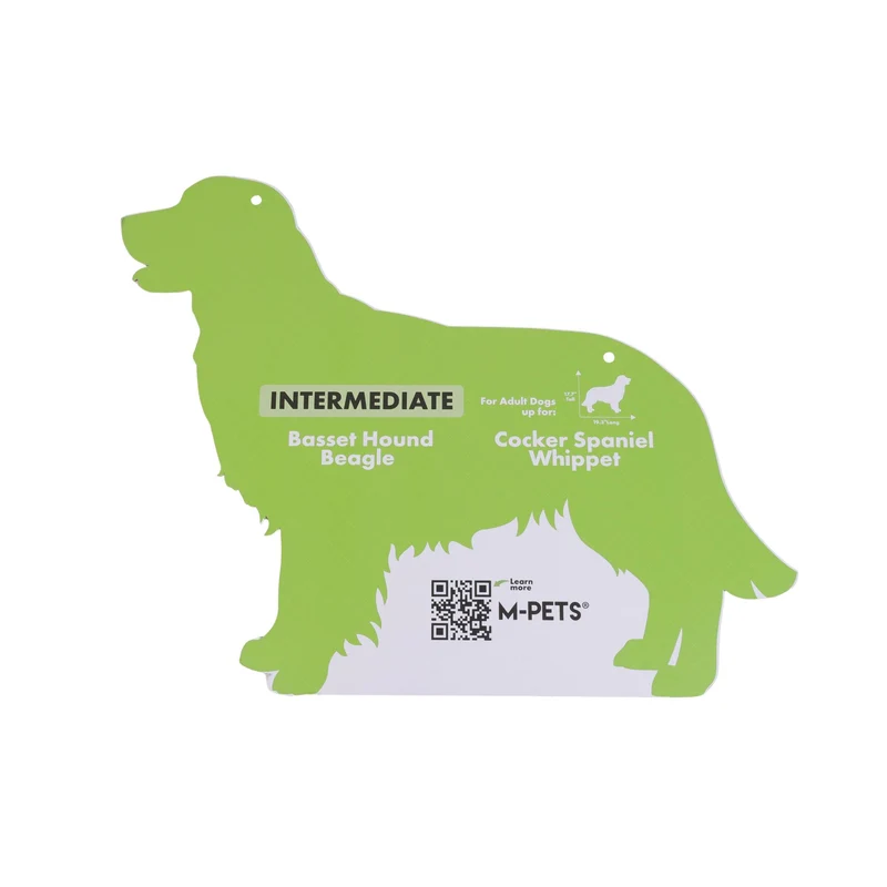 Dog-shaped display card for wire crates - 5 pcs set