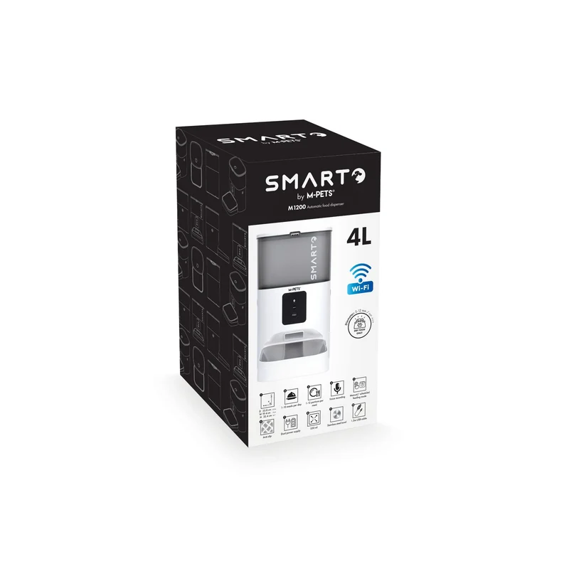 SMARTO M1200 4L Automatic Food dispenser With WIFI