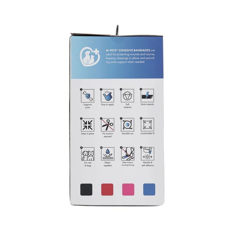PROCARE Cohesive Bandages 7.5cm x 4.5m - 30 pcs mixed color display