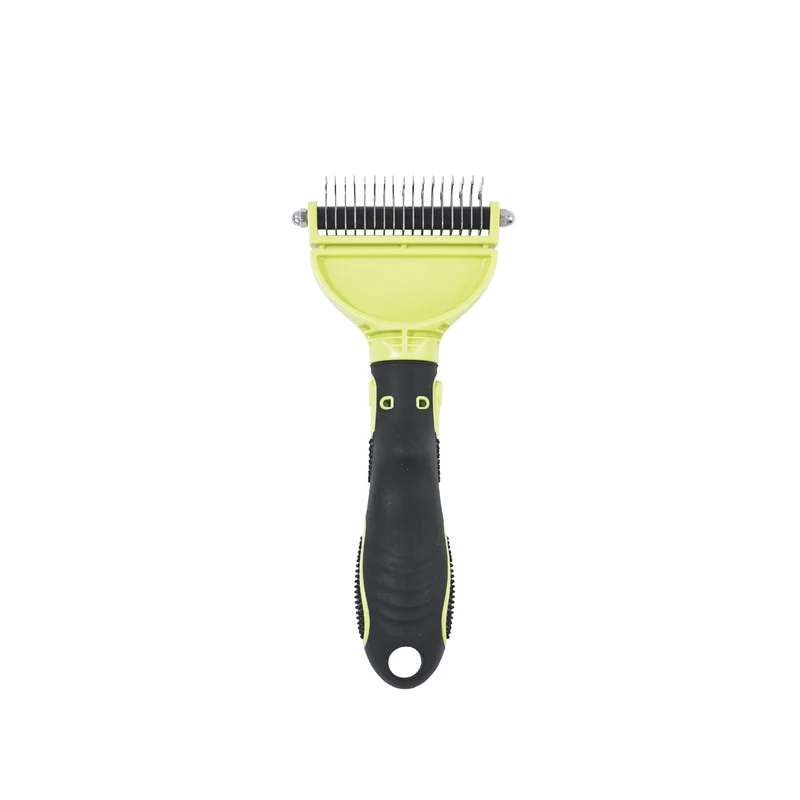 CLICK and GROOM Double-sided Dematting comb