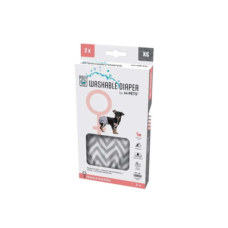 Female Dog Washable Diaper 2pcs