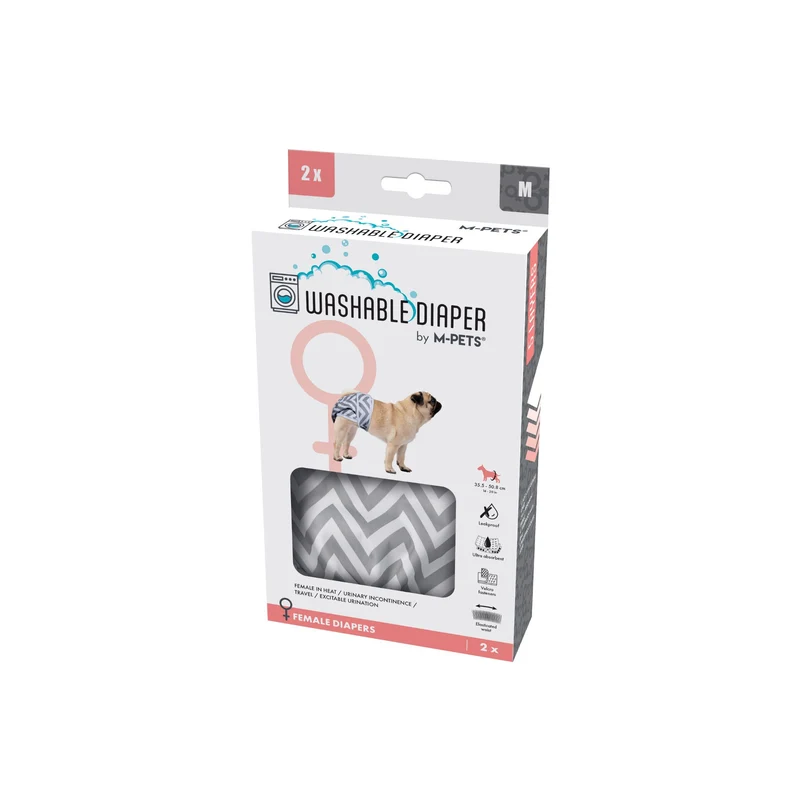 Female Dog Washable Diaper 2pcs