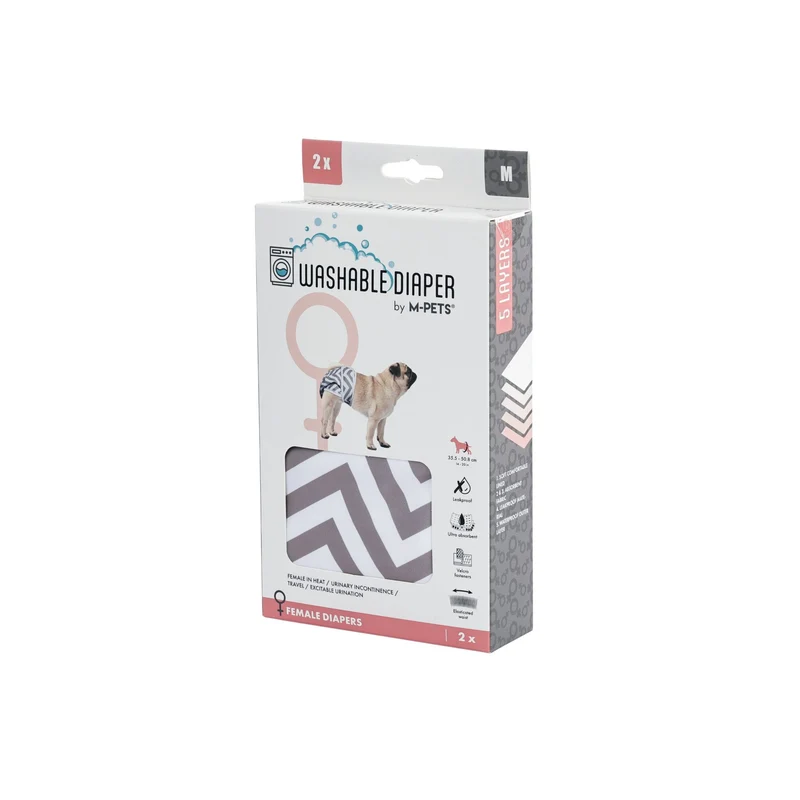 Female Dog Washable Diaper 2pcs