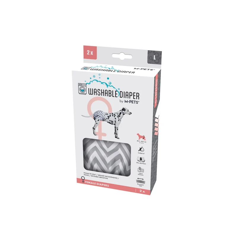 Female Dog Washable Diaper 2pcs