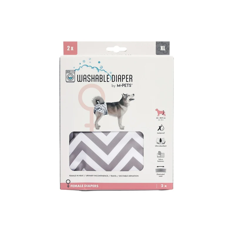 Female Dog Washable Diaper 2pcs